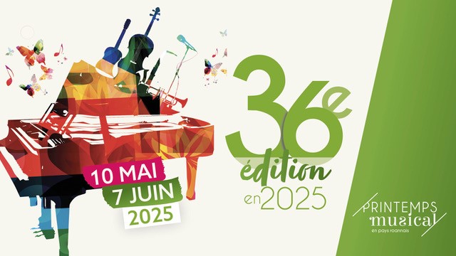 Printemps Musical en Pays Roannais | Du 18 Avril au 25 Juin 2026